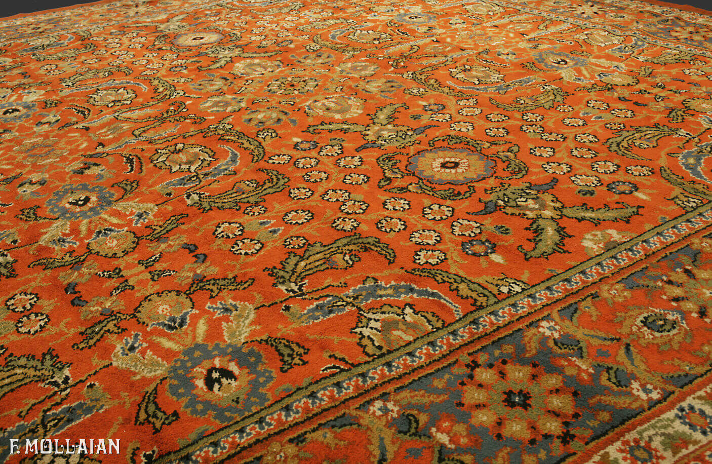 A Large Semi-Antique European Carpet n°:34580209